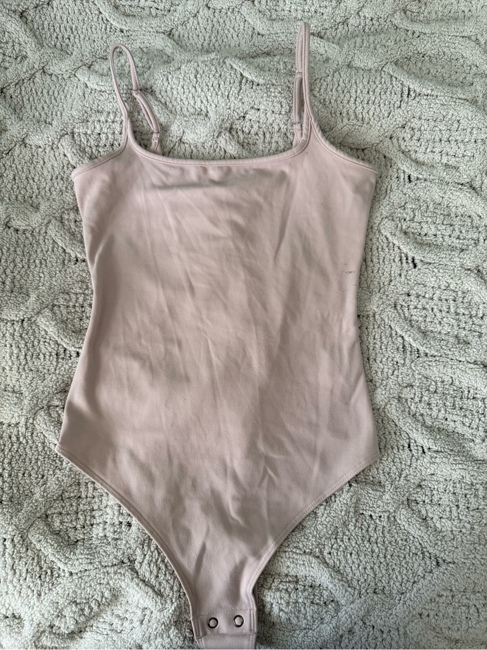 wild fable Nude Pink Tank One-Piece Bodysuit